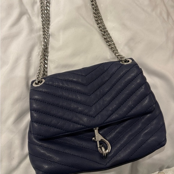 Navy Rebecca Minkoff Handbag - Picture 1 of 4